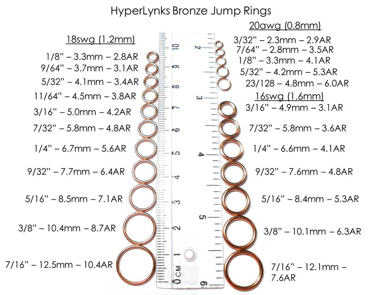Jump Rings, HyperLynks Bright Aluminum, 18swg- Available in various si -  Butterfly Beads and Jewllery